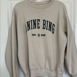 Anine Bing Beige Sweatshirt